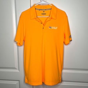 Adidas Climachill NBC Golf Channel Men’s Polo Shirt Orange - Size S